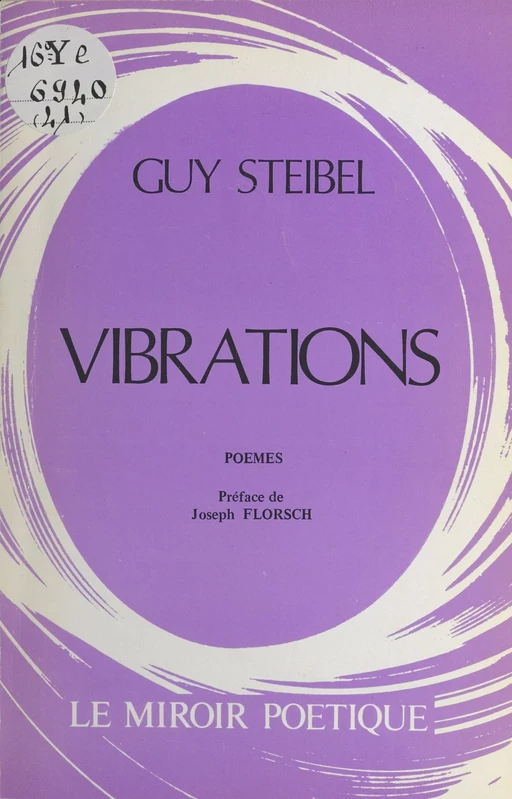 Vibrations - Guy Steibel - FeniXX réédition numérique