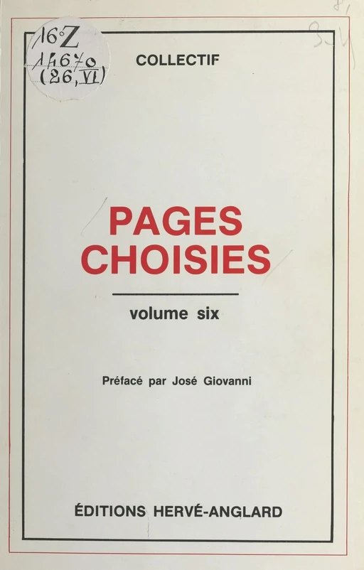 Pages choisies - Suzanne Prou - FeniXX réédition numérique