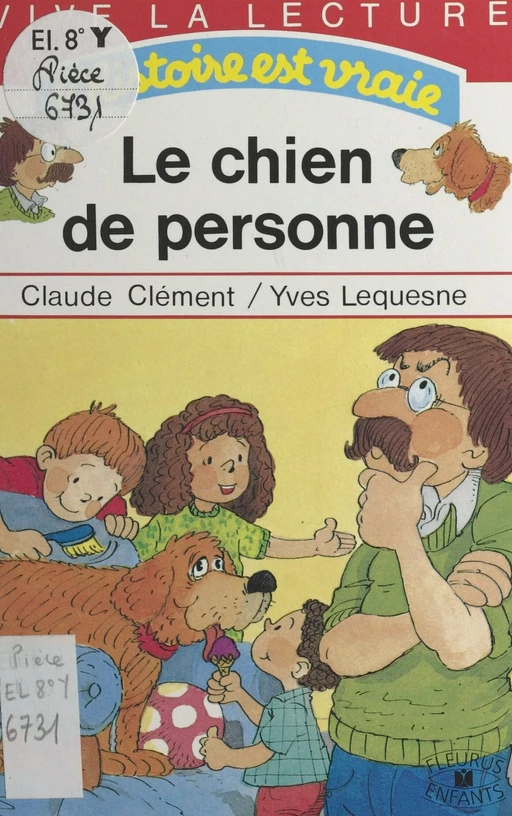 Le chien de personne - Claude Clément - FeniXX réédition numérique