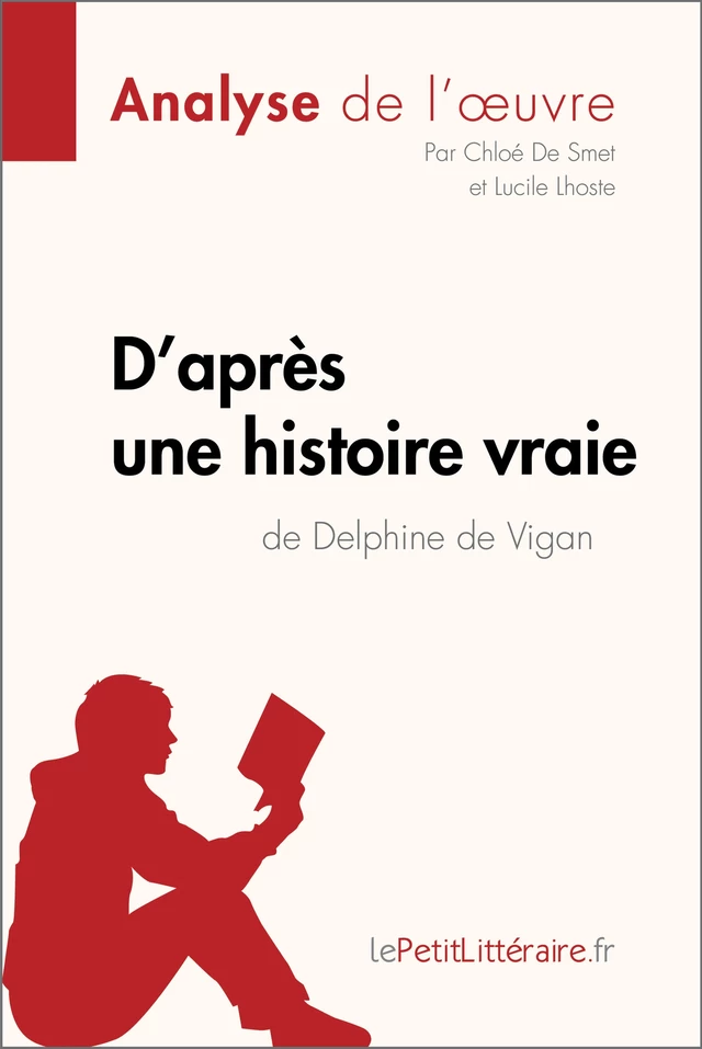 D'après une histoire vraie de Delphine de Vigan (Analyse de l'œuvre) -  lePetitLitteraire, Chloé De Smet, Lucile Lhoste - lePetitLitteraire.fr