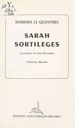 Sarah sortilèges