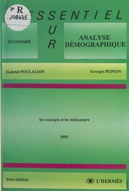 Analyse démographique : 1993, les concepts et les indicateurs