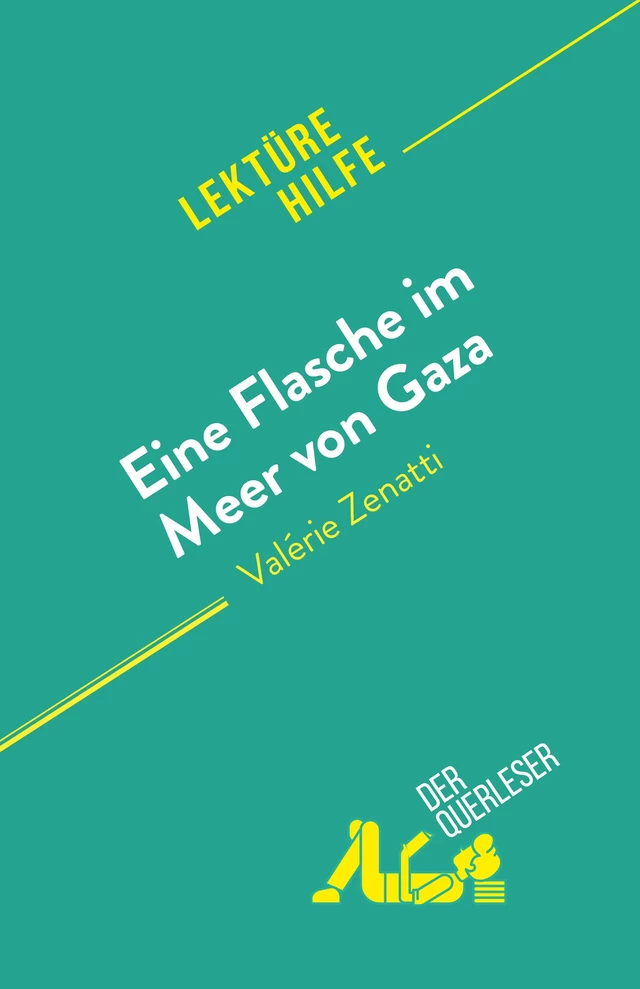 Eine Flasche im Meer von Gaza - Lucile Lhoste - derQuerleser.de