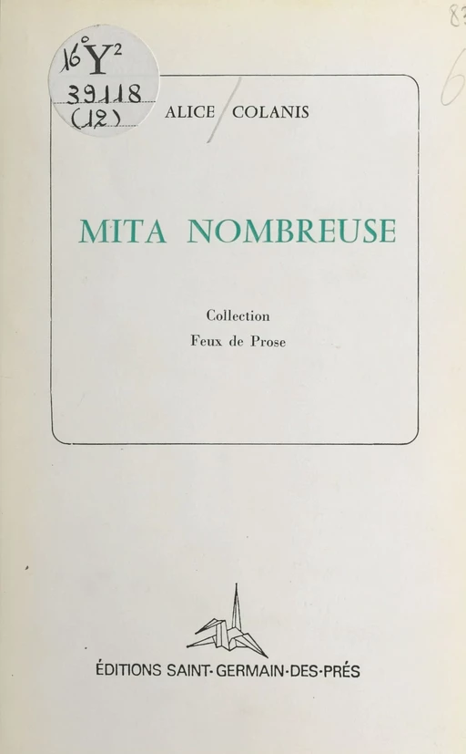 Mita nombreuse - Alice Colanis - FeniXX réédition numérique