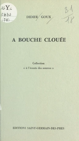 À bouche clouée