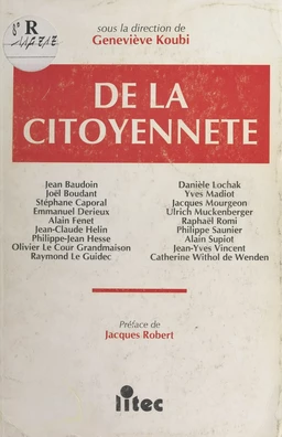 De la citoyenneté