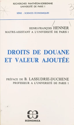 Droits de douane et valeur ajoutée