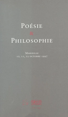 Poésie et philosophie