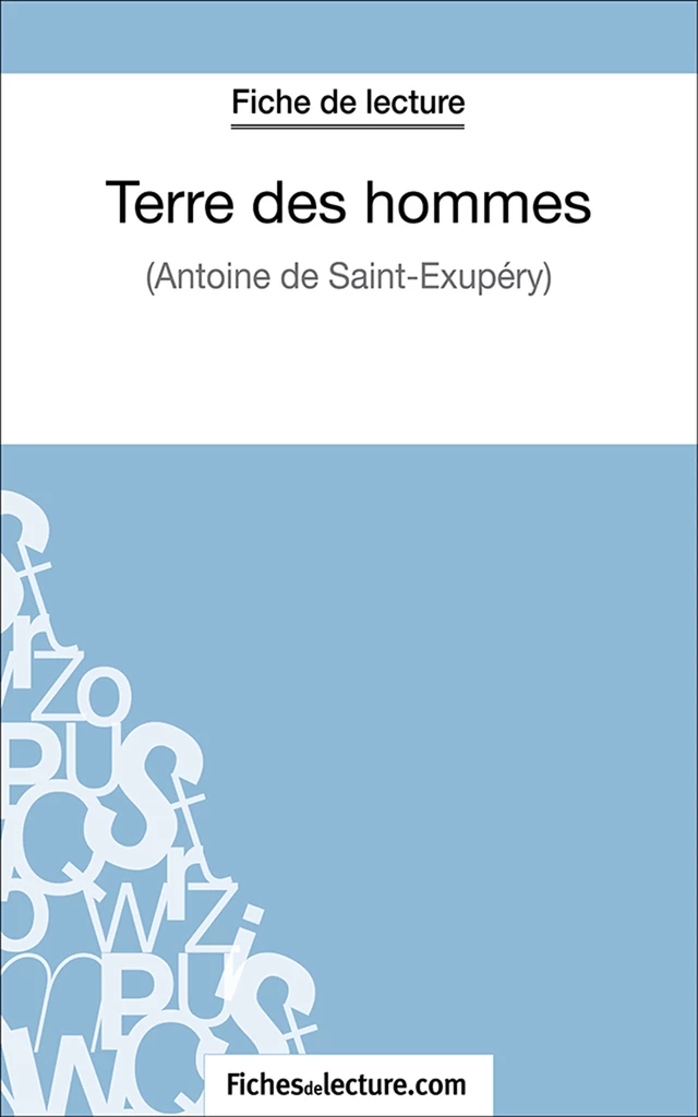 Terre des hommes - Jessica Z.,  fichesdelecture.com - FichesDeLecture.com