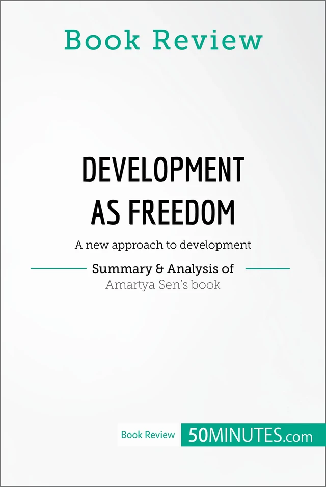 Book Review: Development as Freedom by Amartya Sen -  50MINUTES - 50Minutes.com