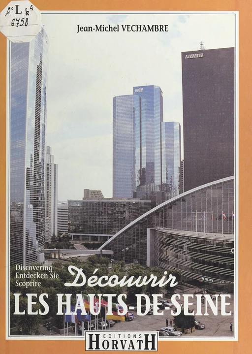 Découvrir les Hauts-de-Seine - Jean-Michel Véchambre - FeniXX réédition numérique