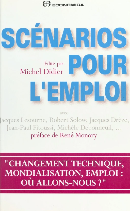 Scénarios pour l'emploi -  - FeniXX réédition numérique