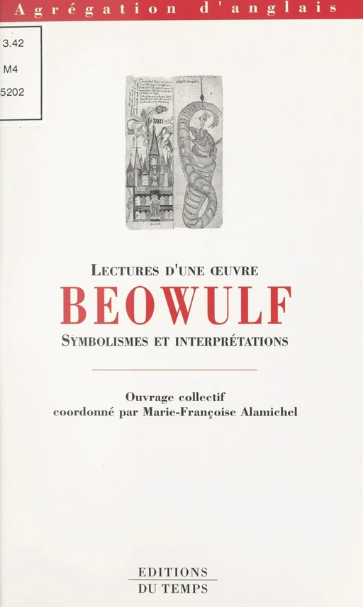 «Beowulf» : symbolismes et interprétations - Marie-Françoise Alamichel - FeniXX réédition numérique