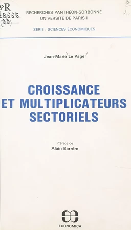 Croissance et multiplicateurs sectoriels