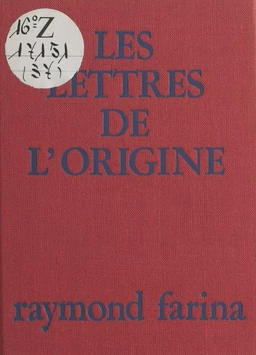 Les lettres de l'origine