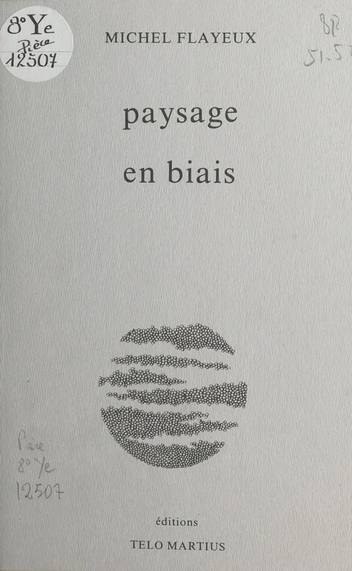 Paysage en biais - Michel Flayeux - FeniXX réédition numérique