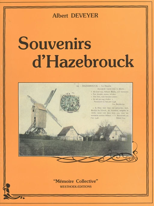 Souvenirs d'Hazebrouck - Albert Deveyer - FeniXX réédition numérique