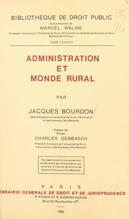 Administration et monde rural