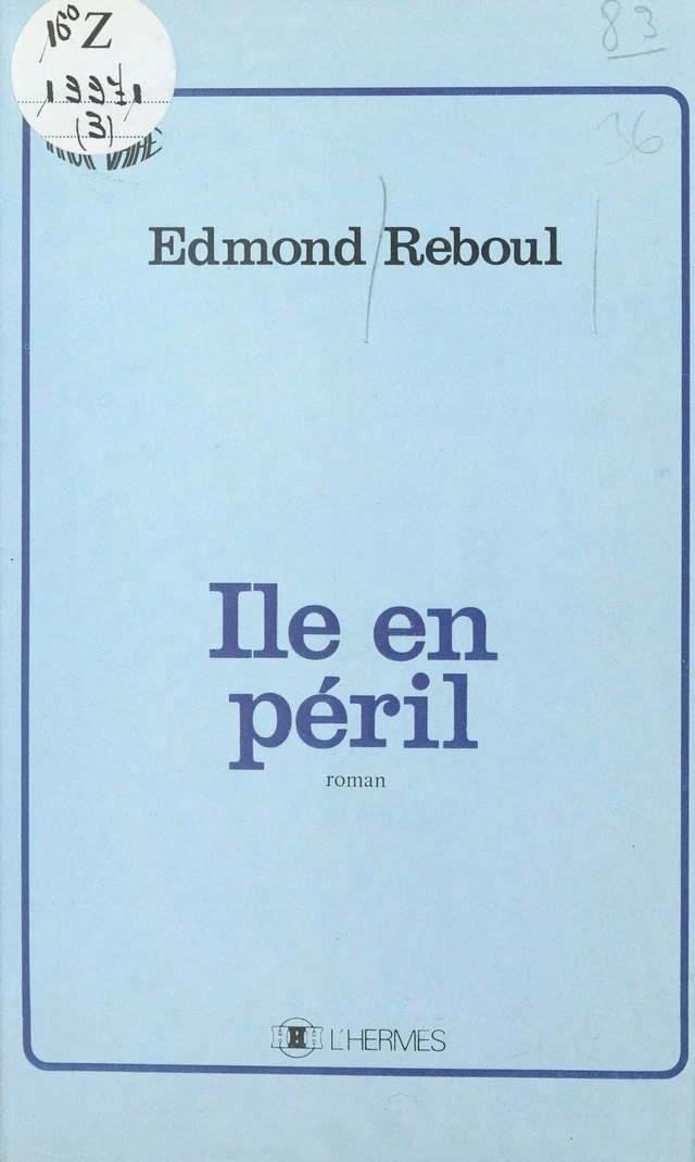 Île en péril - Edmond Reboul - FeniXX réédition numérique