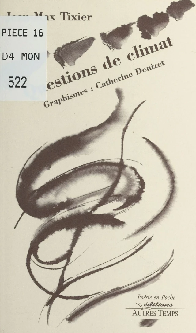 Questions de climat - Jean-Max Tixier - FeniXX réédition numérique