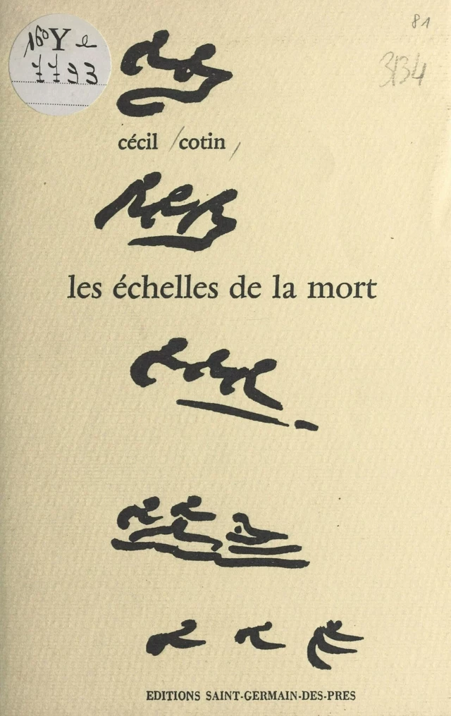 Les échelles de la mort - Cécil Cotin - FeniXX réédition numérique