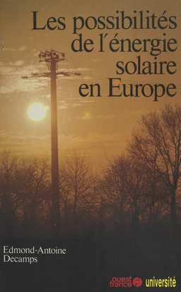 Les possibilités de l'énergie solaire en Europe