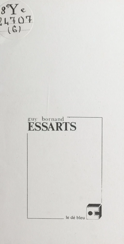 Essarts - Guy Bornand - FeniXX réédition numérique