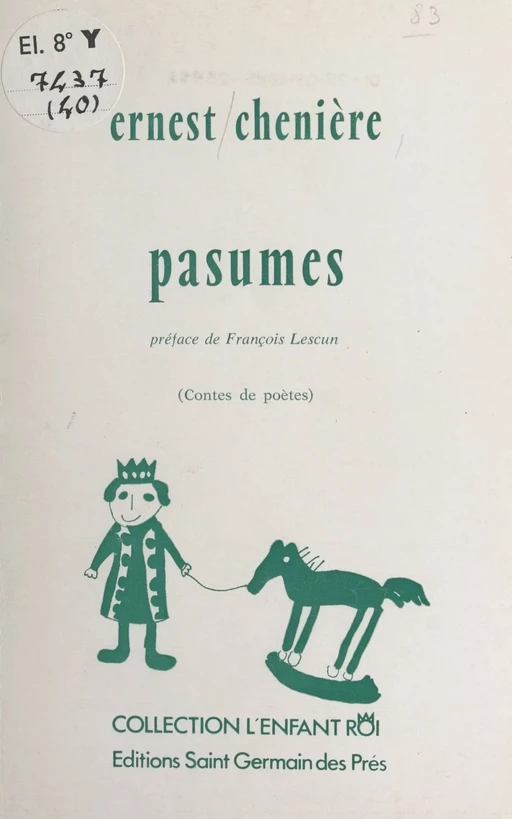 Pasumes - Ernest Chenière - FeniXX réédition numérique