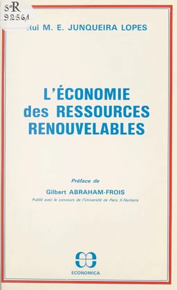 L'économie des ressources renouvelables