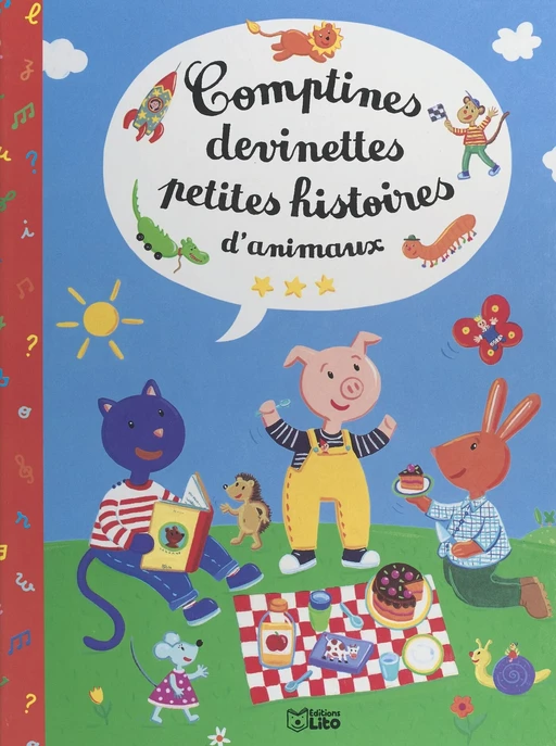 Comptines, devinettes, petites histoires d'animaux - Catherine de La Clergerie, Marie-Odile Judes, René Gouichoux - FeniXX réédition numérique