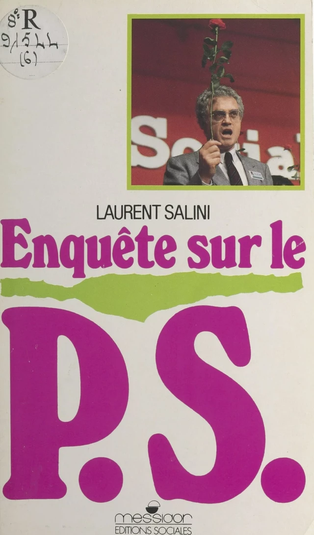 Enquête sur le P.S. - Laurent Salini - FeniXX réédition numérique