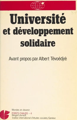 Université et développement solidaire