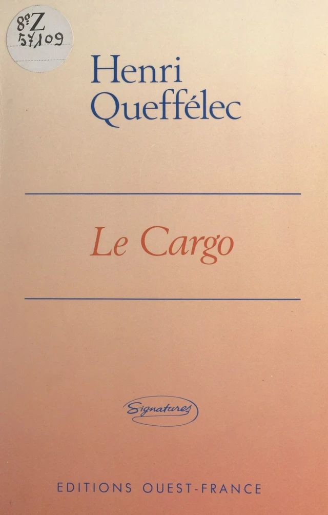 Le Cargo - Henri Queffélec - FeniXX réédition numérique