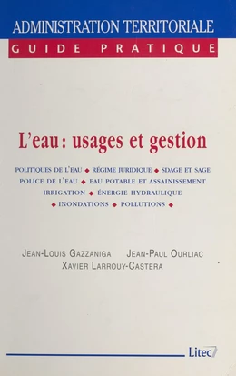 L'eau : usages et gestion