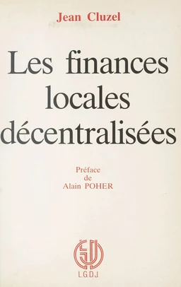 Les finances locales décentralisées