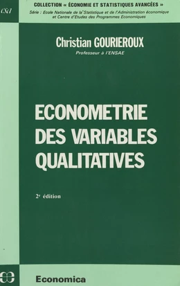 Économétrie des variables qualitatives