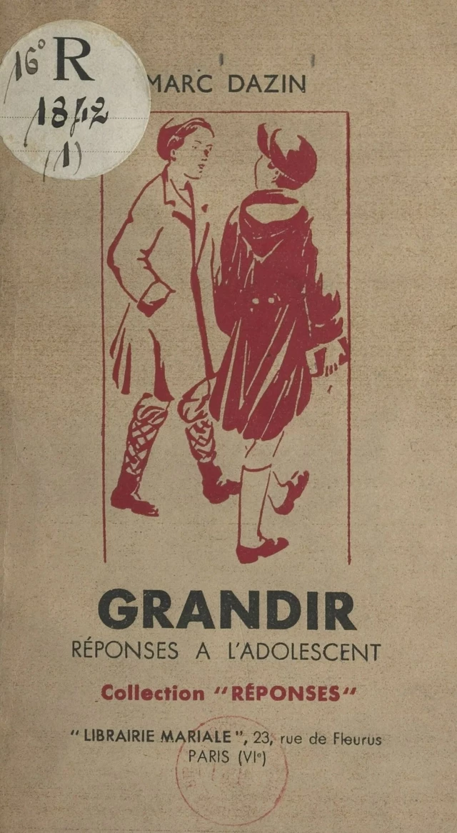 Grandir - Marc Dazin - FeniXX réédition numérique