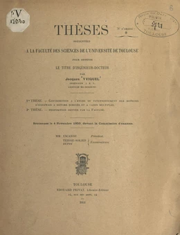 Contribution à l'étude du fonctionnement des moteurs d'induction à rotors bobinés et à cages multiples