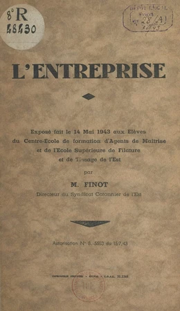 L'entreprise