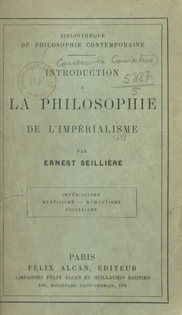 Introduction à la philosophie de l'impérialisme