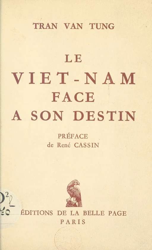 Le Viêt-Nam face à son destin - Văn Tùng Trân - FeniXX réédition numérique