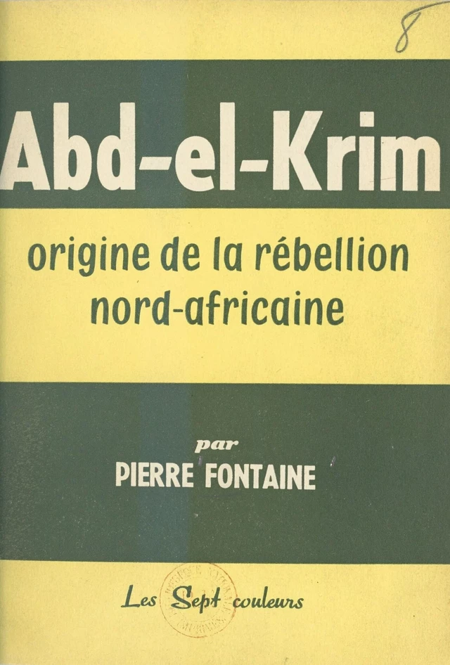 Abd-El-Krim - Pierre Fontaine - FeniXX réédition numérique