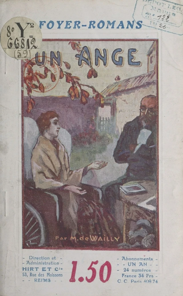 Un ange ! - Marie de Wailly - FeniXX réédition numérique