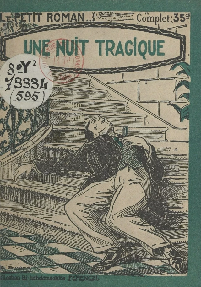 Une nuit tragique - Marthe Doranne - FeniXX réédition numérique