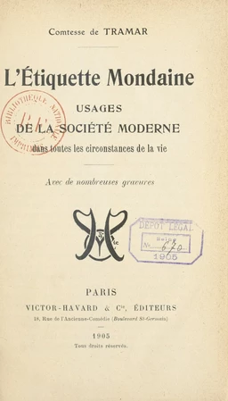 L'étiquette mondaine