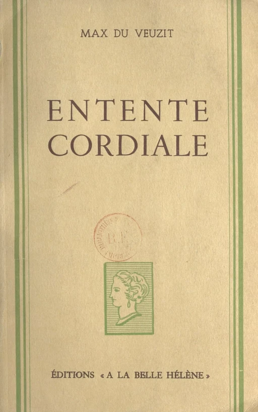 Entente cordiale - Max du Veuzit - FeniXX réédition numérique