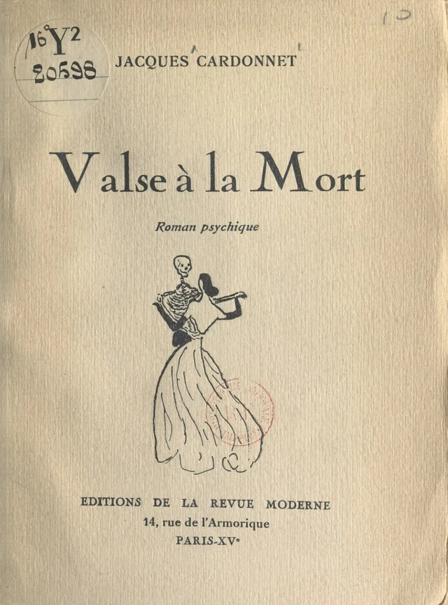 Valse à la mort - Jacques Cardonnet - FeniXX réédition numérique