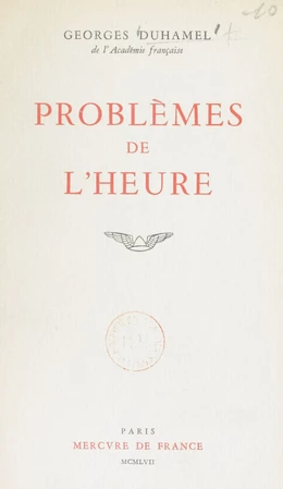 Problèmes de l'heure