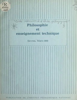 Philosophie et enseignement technique