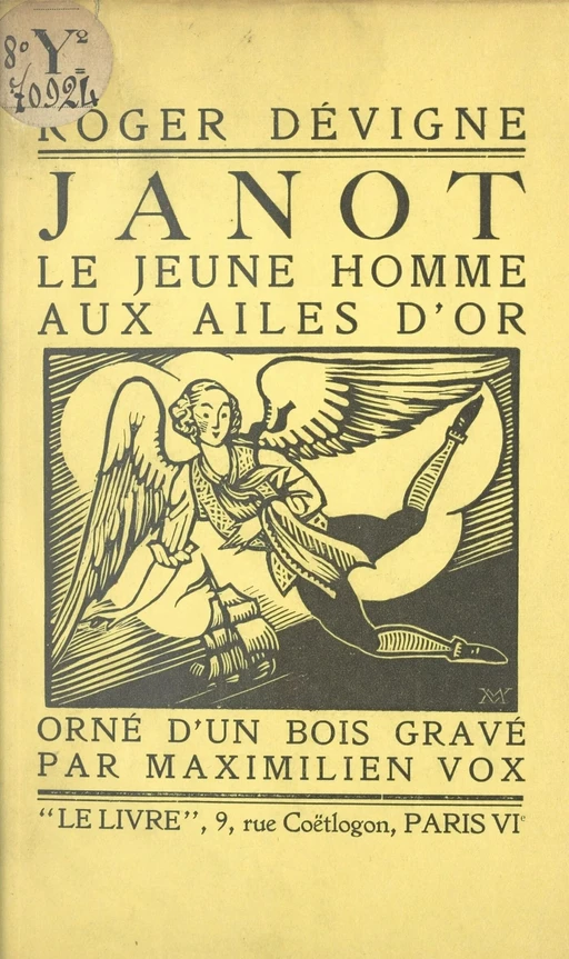 Janot - Roger Dévigne - FeniXX réédition numérique